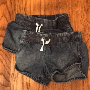 🌟 Cat & Jack toddler girls jean shorts size 4T
